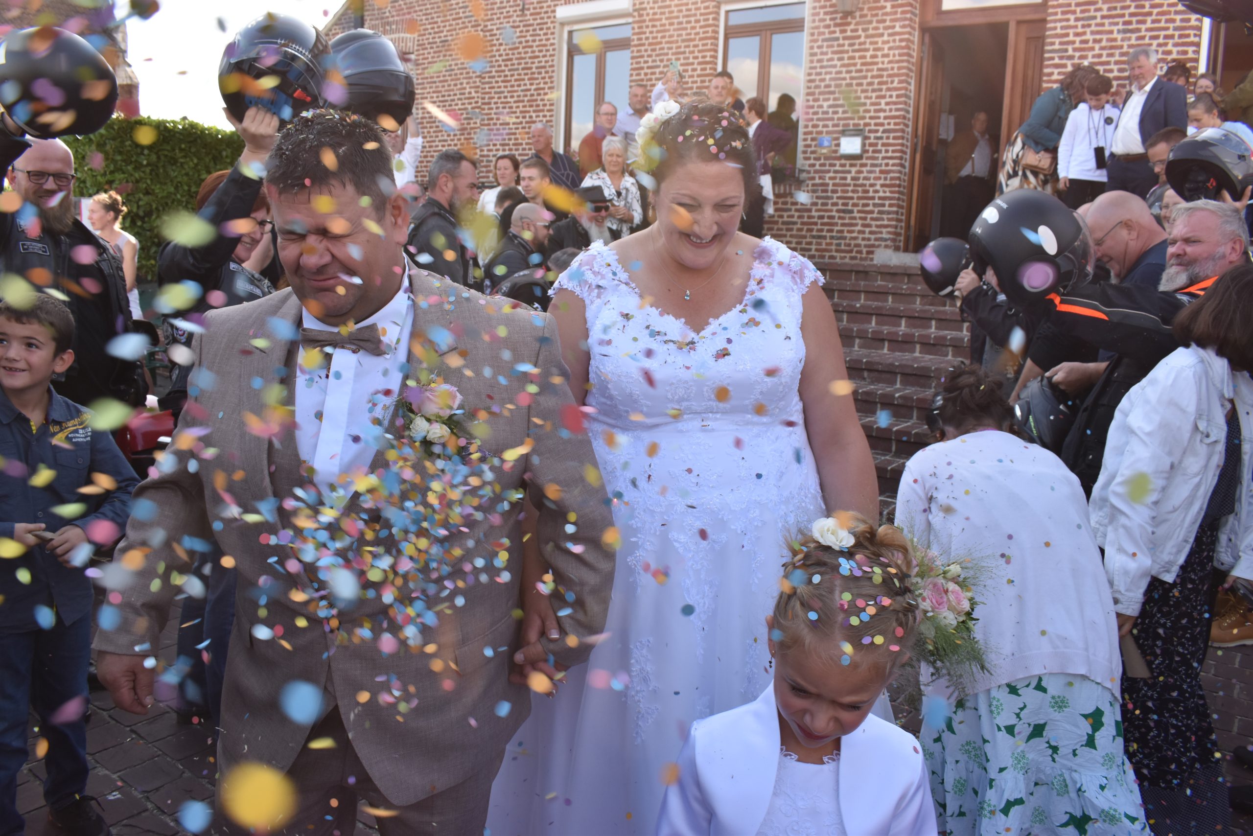 jeté de confettis