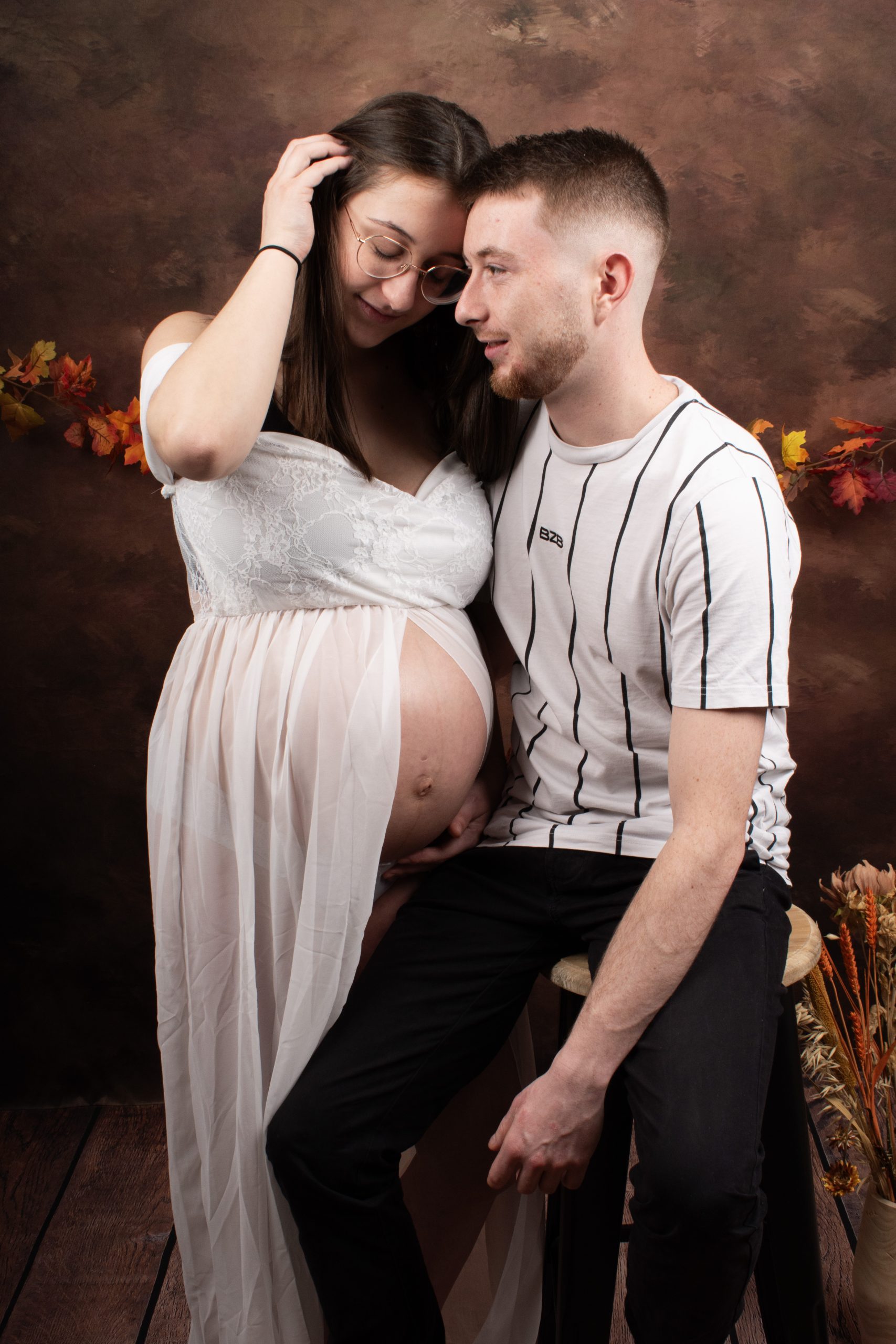 couple ensemble et cheveux
